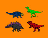 Dibujo Dinosaurios de tierra pintado por ximejd