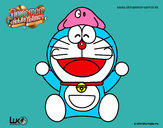 Dibujo Doraemon feliz pintado por DerpyHOves