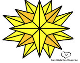 Dibujo Estrella brillante pintado por nicolita24