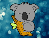 Dibujo Koala bebé pintado por anto22