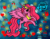 Dibujo Princess Celestia pintado por PinkBerry