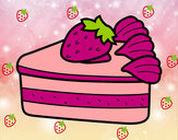Dibujo Tarta de fresas pintado por valenti200