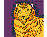 Dibujo Tigre 3 pintado por Valerita3