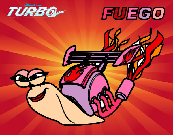 Dibujo Turbo -  Fuego pintado por yaire