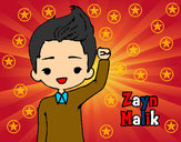 Dibujo Zayn Malik pintado por vannne1D