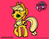 Dibujo Applejack pintado por lililil