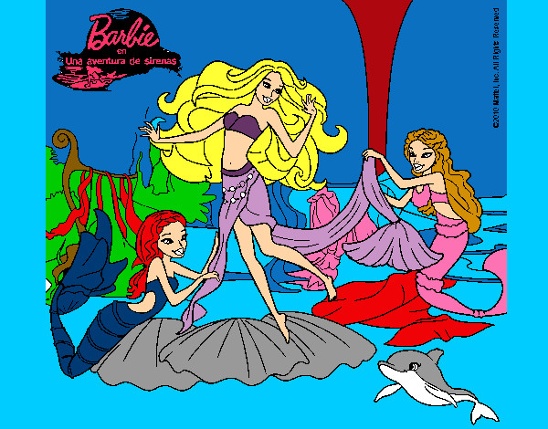 Barbie con sirenas