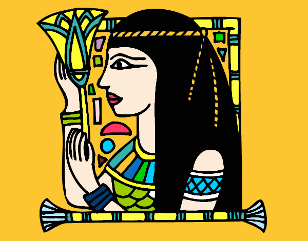 Dibujo Cleopatra pintado por lilima