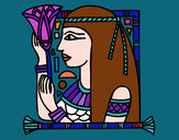 Dibujo Cleopatra pintado por lilima