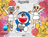 Dibujo Doraemon y amigos pintado por I99BBGJFCI