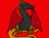 Dibujo Dragón 2 pintado por yruz