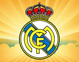 Dibujo Escudo del Real Madrid C.F. pintado por DaniiElRey