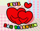 Dibujo Feliz San Valentin pintado por hilary123