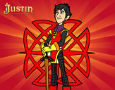 Dibujo Justin y la espada del valor pintado por DEMIAN4