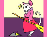 Dibujo La ratita presumida 2 pintado por roxie0711