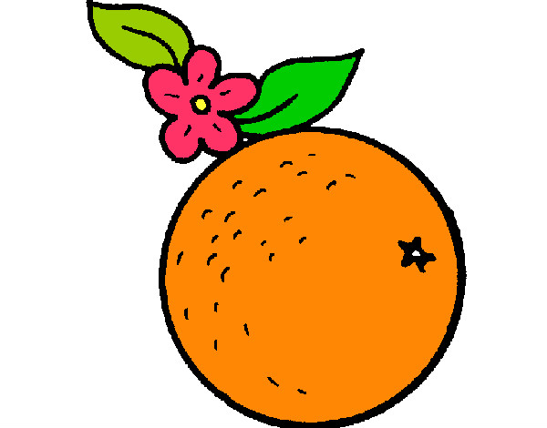 Dibujo naranja pintado por 55160899