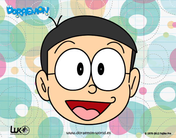 Dibujo Nobita pintado por superbea