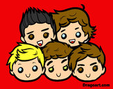 Dibujo One Direction 2 pintado por DMichelle