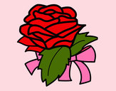 Dibujo Rosa, flor pintado por siwar