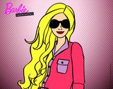 Dibujo Barbie con gafas de sol pintado por luuisana