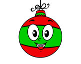 Dibujo Bola de árbol de Navidad pintado por hilary123