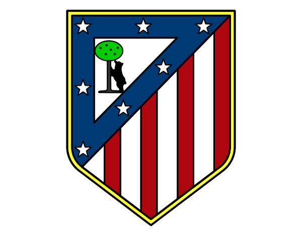 Dibujo Escudo del Club Atlético de Madrid pintado por kevonzky