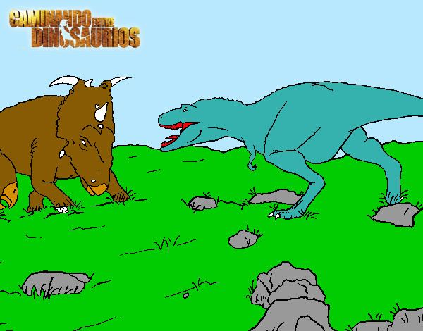 Dibujo Gorgosaurio pintado por 01-12Jesus