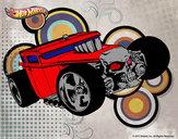 Dibujo Hot Wheels Bone Shaker pintado por ADAG