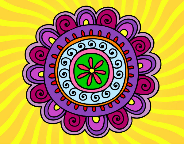 Dibujo Mandala alegre pintado por SOCA2000