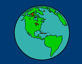 Dibujo Planeta Tierra 1 pintado por rafa1621