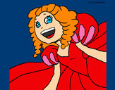 Dibujo Princesa risueña pintado por rosilinda