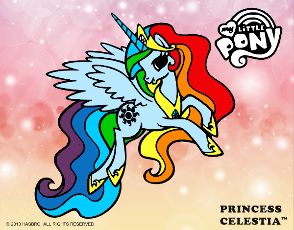 Dibujo Princess Celestia pintado por anto22