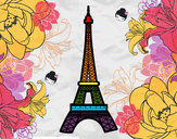 Dibujo Torre Eiffel pintado por Judith5201