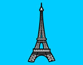 Dibujo Torre Eiffel pintado por tucan007
