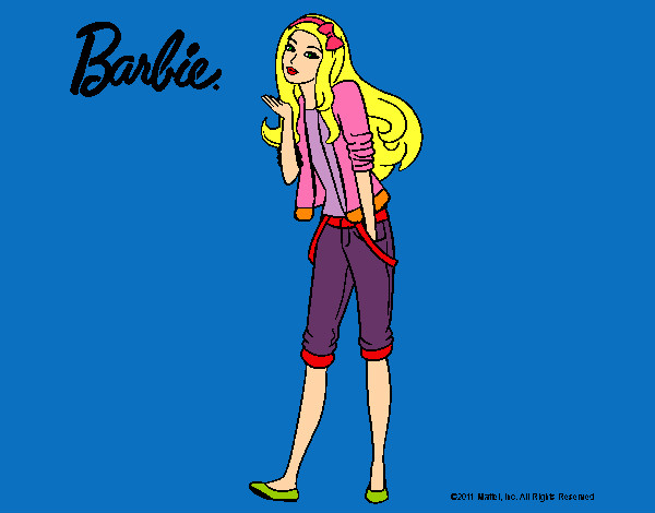 Barbie con look casual