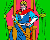 Dibujo Caballero rey pintado por CLEOPATRA4