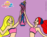 Dibujo Campeonas del surf pintado por kittylove