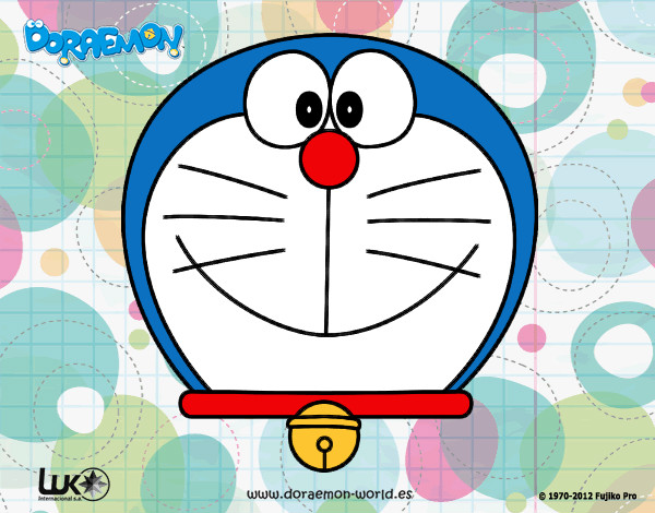 Dibujo Doraemon, el gato cósmico pintado por maylop