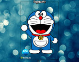 Dibujo Doraemon pintado por maylop