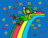 Dibujo Duende en el arco iris pintado por Genesiis