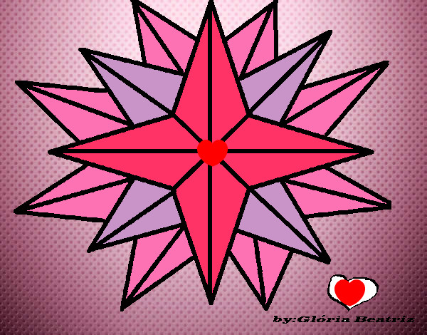 Dibujo Estrella brillante pintado por camila603