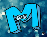 Dibujo Letra M pintado por MOGLI