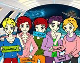 Dibujo Los chicos de One Direction pintado por BeaMalik