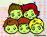Dibujo One Direction 2 pintado por sirula