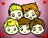 Dibujo One Direction 2 pintado por jessi1