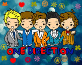 Dibujo One direction pintado por ammi2307