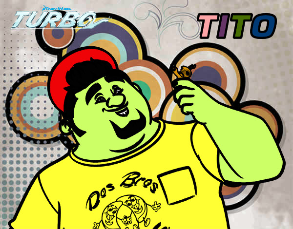 Dibujo Turbo - Tito pintado por sirula