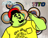 Dibujo Turbo - Tito pintado por sirula