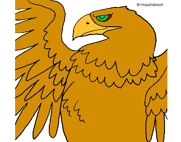 Dibujo Águila Imperial Romana pintado por gokuss3