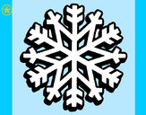 Dibujo Copo de nieve 1 pintado por yamnielys